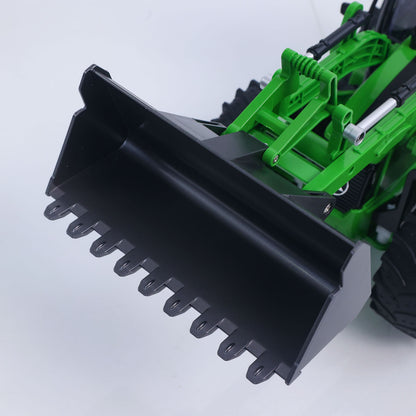 US STOCK HUINA 1/14 1579 Remote Control Backhoe Excavator 2.4G 9CH RC Loader Model Toys