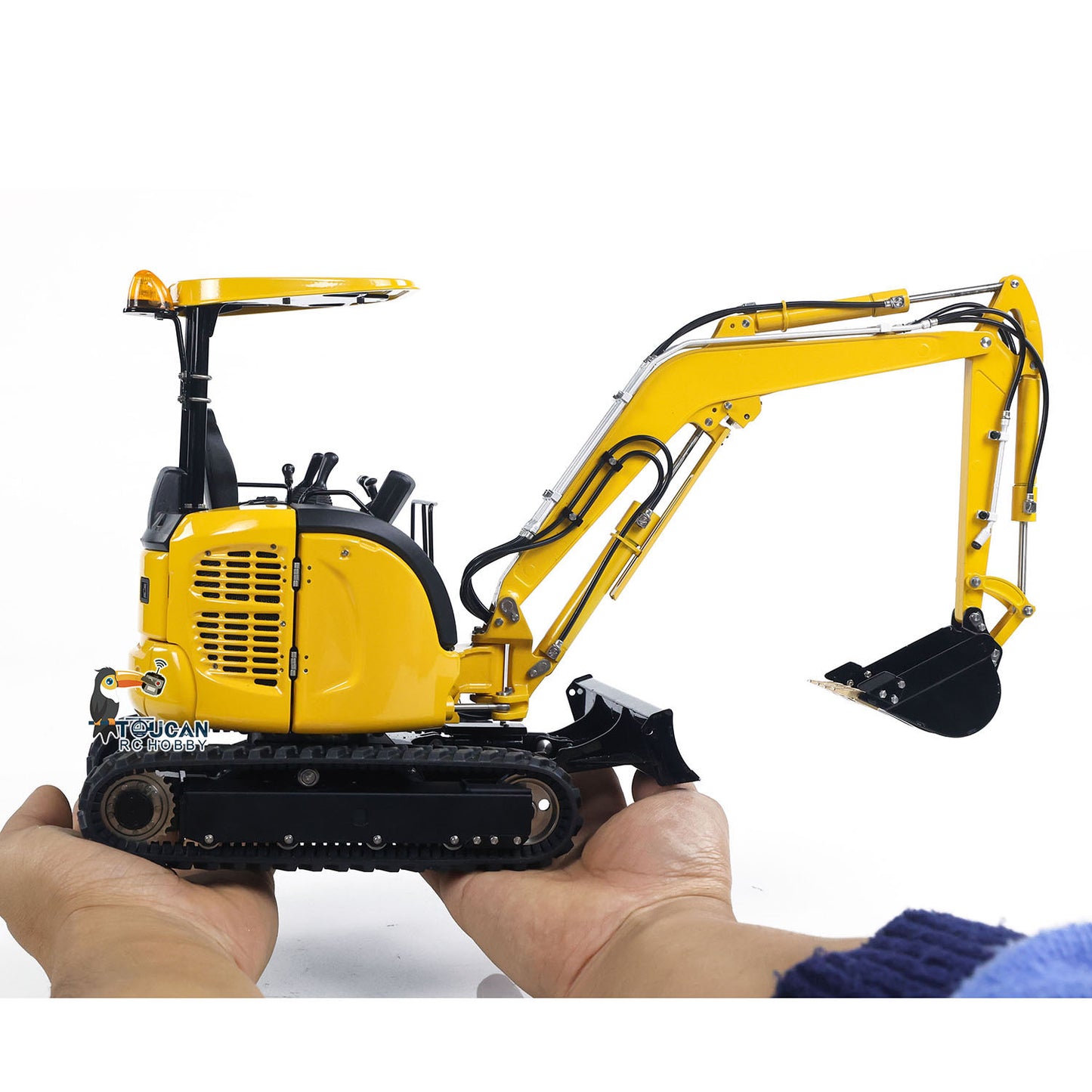 LESU 1/14 Mini RC Hydraulic Excavator PC30 Upgrade Sound System Version Metal Radio Controlled Digger Model Frsky X14 Radio