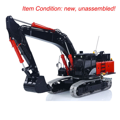 LESU Aoue ZX490 1/14 Remote Control Hydraulic Excavator KIT CNC Metal RC Digger Car 6CH Valve Light Brushless Pump Motor Model