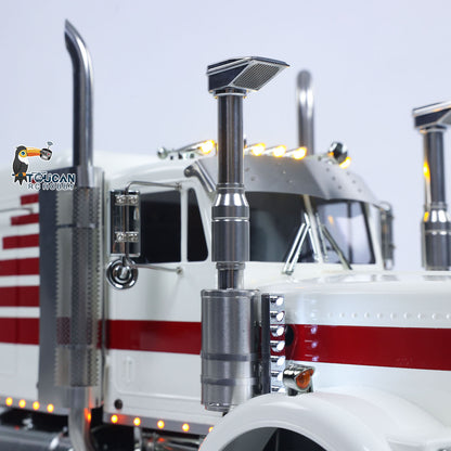 TAMIYA 8X4 1/14 Remote Control Tractor Truck 56344 Grand Hauler TOUCAN Mid Lift Axle Chassis Suspension Flysky Radio Smoke Unit