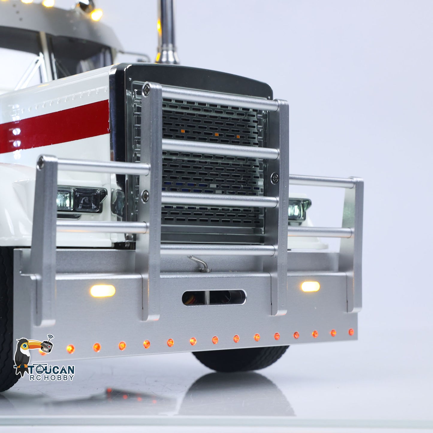 TAMIYA 8X4 1/14 Remote Control Tractor Truck 56344 Grand Hauler TOUCAN Mid Lift Axle Chassis Suspension Flysky Radio Smoke Unit