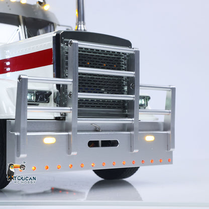 TAMIYA 8X4 1/14 Remote Control Tractor Truck 56344 Grand Hauler TOUCAN Mid Lift Axle Chassis Suspension Flysky Radio Smoke Unit