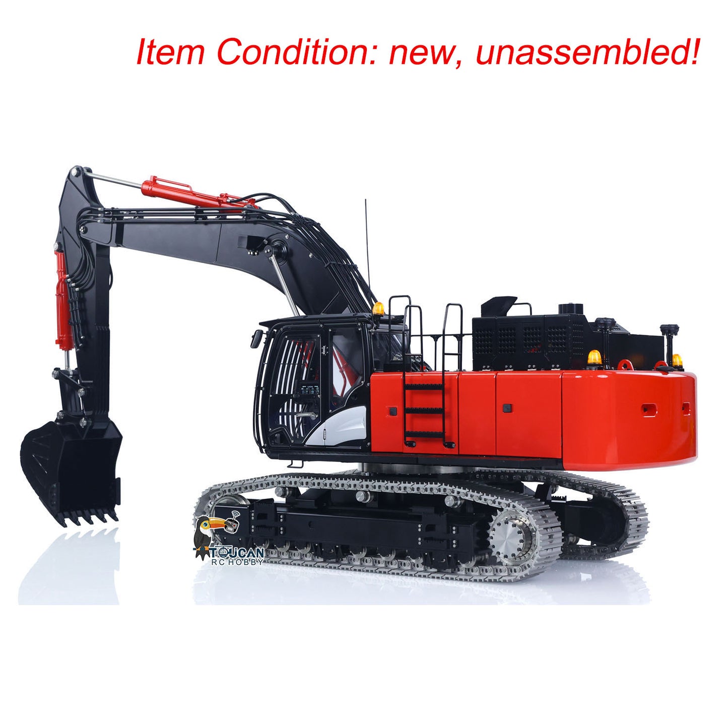 LESU Aoue ZX490 1/14 Remote Control Hydraulic Excavator KIT CNC Metal RC Digger Car 6CH Valve Light Brushless Pump Motor Model