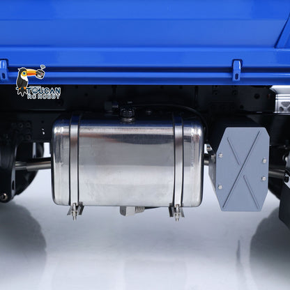 MD 1/14 4x4 Metal Radio Control Hydraulic Dumper Trucks 2Speed Gearbox Differential Locks RC Tipper Light Sound RTR Model
