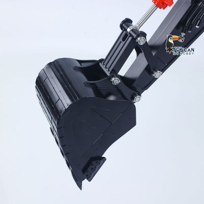 LESU Aoue ZX490 1/14 Remote Control Hydraulic Excavator KIT CNC Metal RC Digger Car 6CH Valve Light Brushless Pump Motor Model