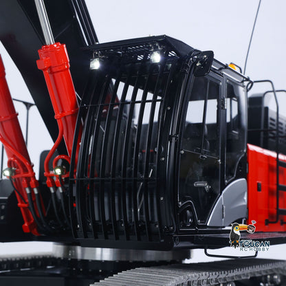 LESU Aoue ZX490 1/14 Remote Control Hydraulic Excavator KIT CNC Metal RC Digger Car 6CH Valve Light Brushless Pump Motor Model