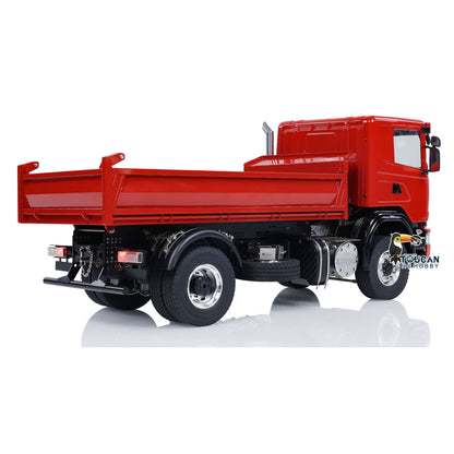 Camion à benne basculante hydraulique RC 4x4 1/14 à toit bas