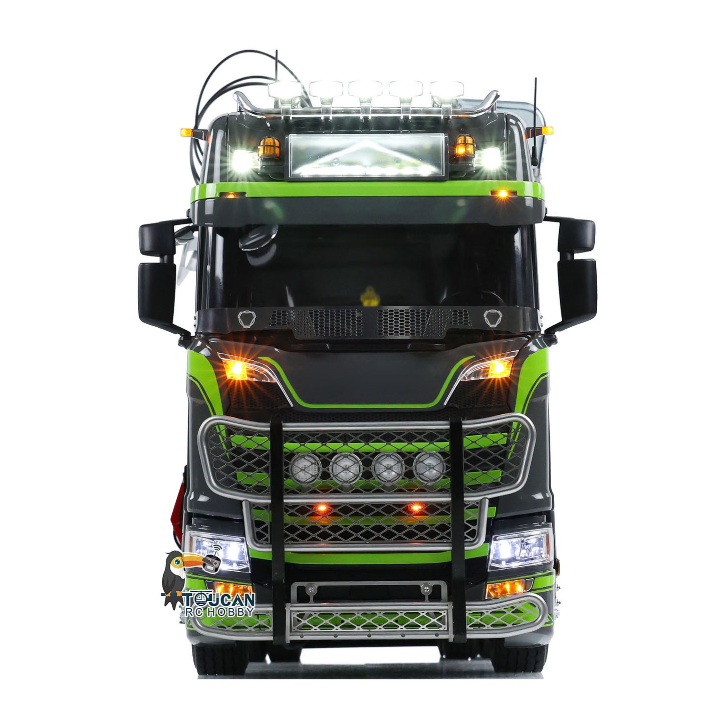 Toucan Metal 6X6 Chassis 1/14 RC Tractor Truck 770S Hydraulic Crane DIY Lorry