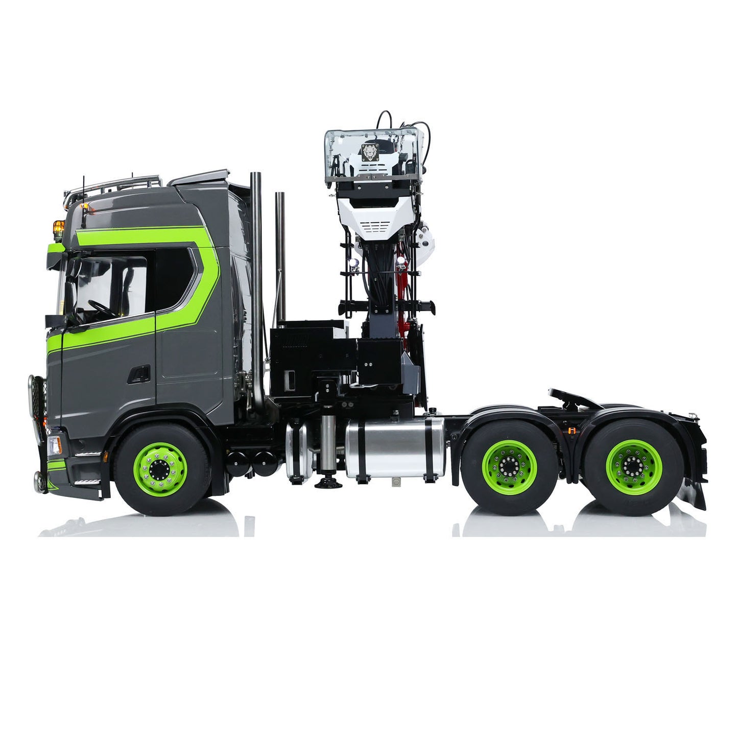 Toucan Metal 6X6 Chassis 1/14 RC Tractor Truck 770S Hydraulic Crane DIY Lorry