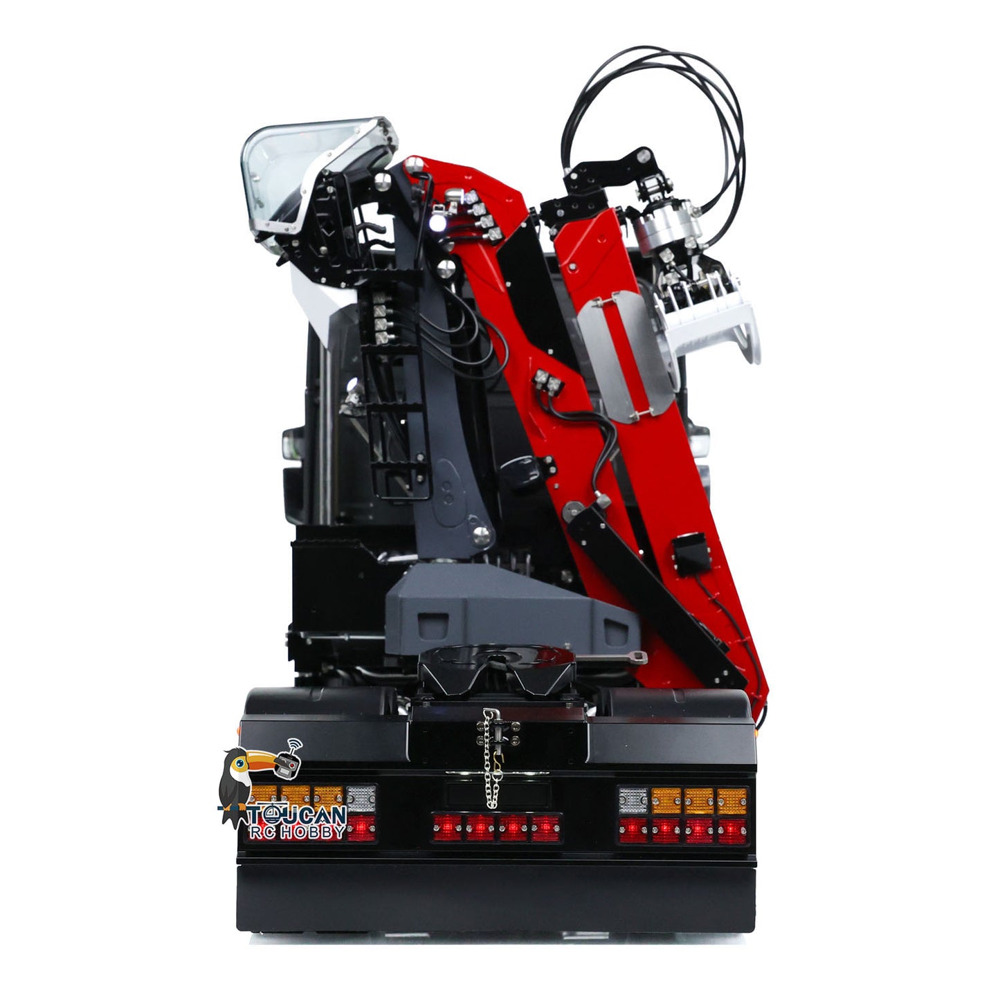 Toucan Metal 6X6 Chassis 1/14 RC Tractor Truck 770S Hydraulic Crane DIY Lorry