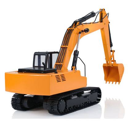 Fast Shipping JDM 1/12 Hydraulic Excavator Painted Assembled RC Model Pump Tracks Light Radio