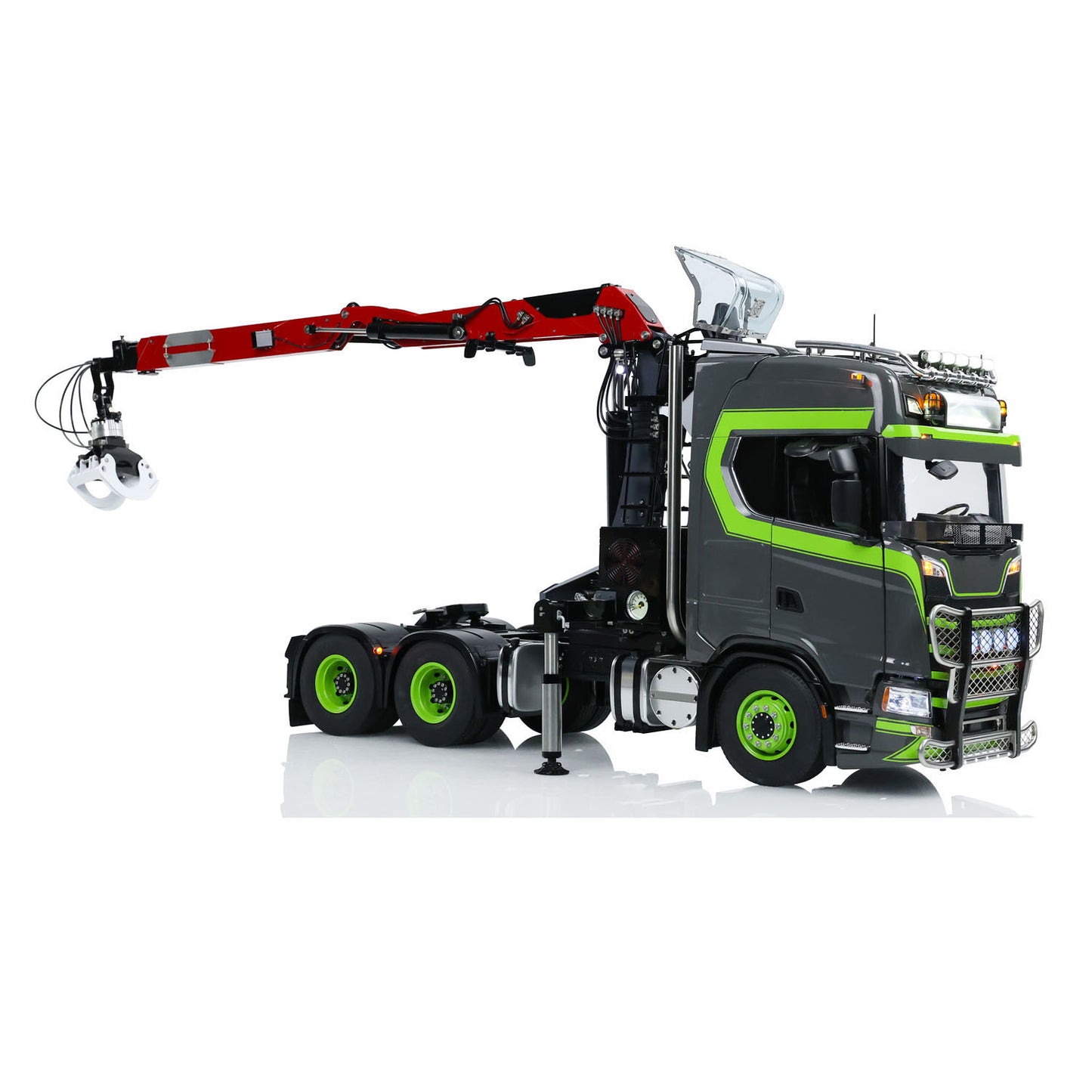 Toucan Metal 6X6 Chassis 1/14 RC Tractor Truck 770S Hydraulic Crane DIY Lorry
