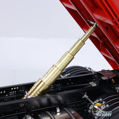 Camion à benne basculante hydraulique RC 4x4 1/14 à toit bas