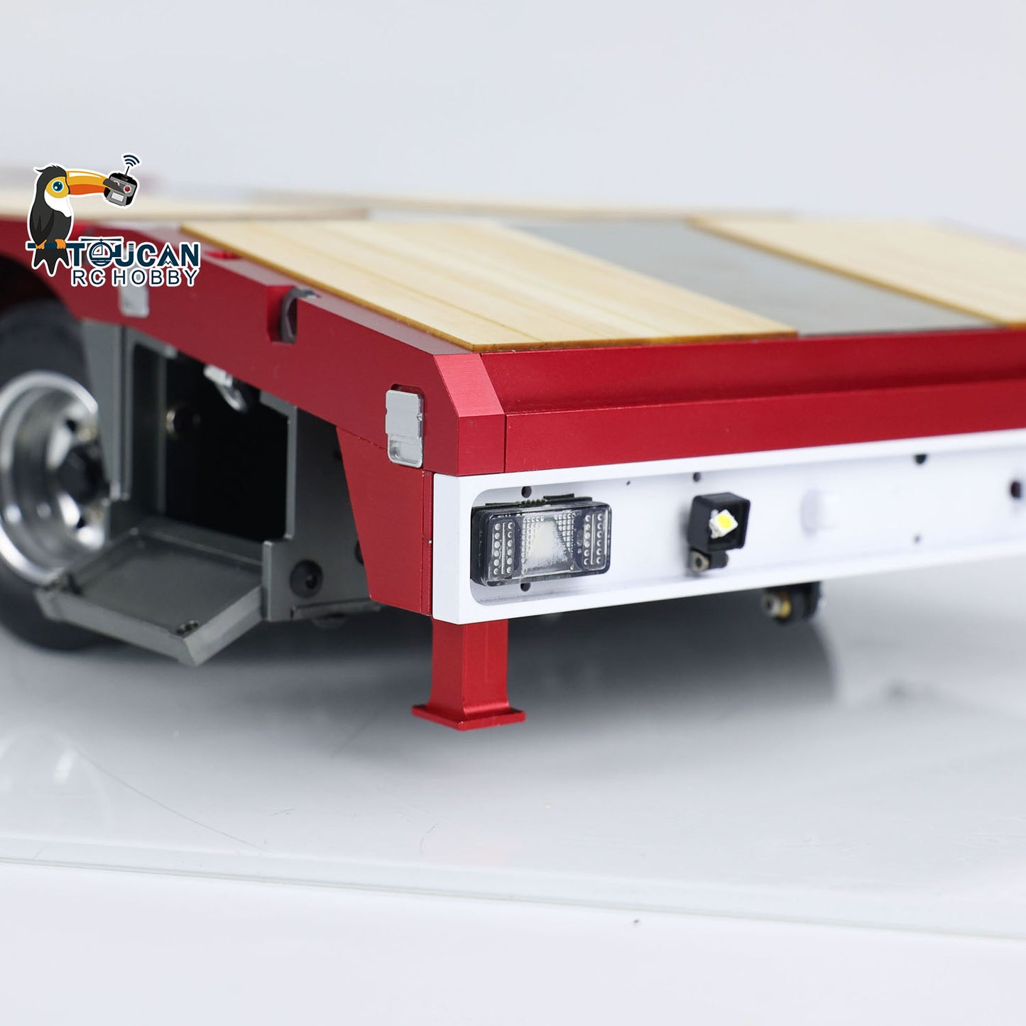 1/14 3 Axles Metal Trailer Extendible Trailer