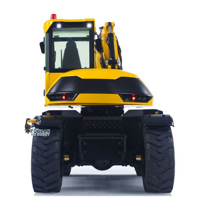 TIME-LIMITED GIFT!! 1/14 RC Hydraulic Excavator JCB 110W 9CH Valve Remote Control 3Arms Metal Digger Model Flysky Paladin PL18EV Radio Battery