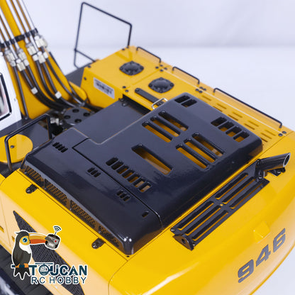 MTM 1/14 946 RC 2 Arms Metal Hydraulic ARTR Tracked Excavator With Ripper Grab Clamshell Bucket