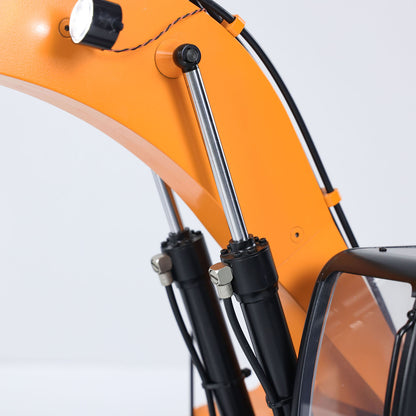 US STOCK JDM 1/12 Hydraulic Excavator Painted Assembled RC Model Pump Tracks Light Radio