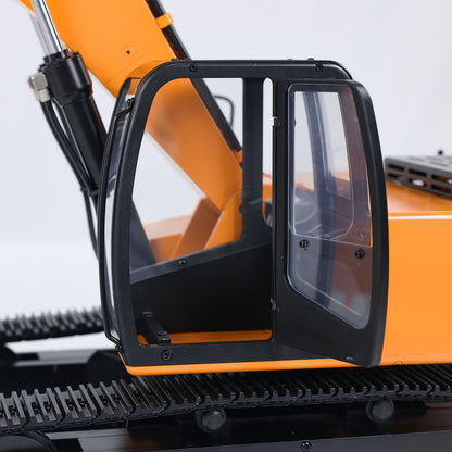 US STOCK JDM 1/12 Hydraulic Excavator Painted Assembled RC Model Pump Tracks Light Radio