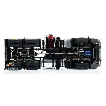 Toucan Metal 6X6 Chassis 1/14 RC Tractor Truck 770S Hydraulic Crane DIY Lorry