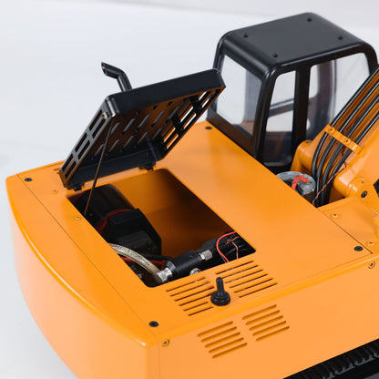 US STOCK JDM 1/12 Hydraulic Excavator Painted Assembled RC Model Pump Tracks Light Radio