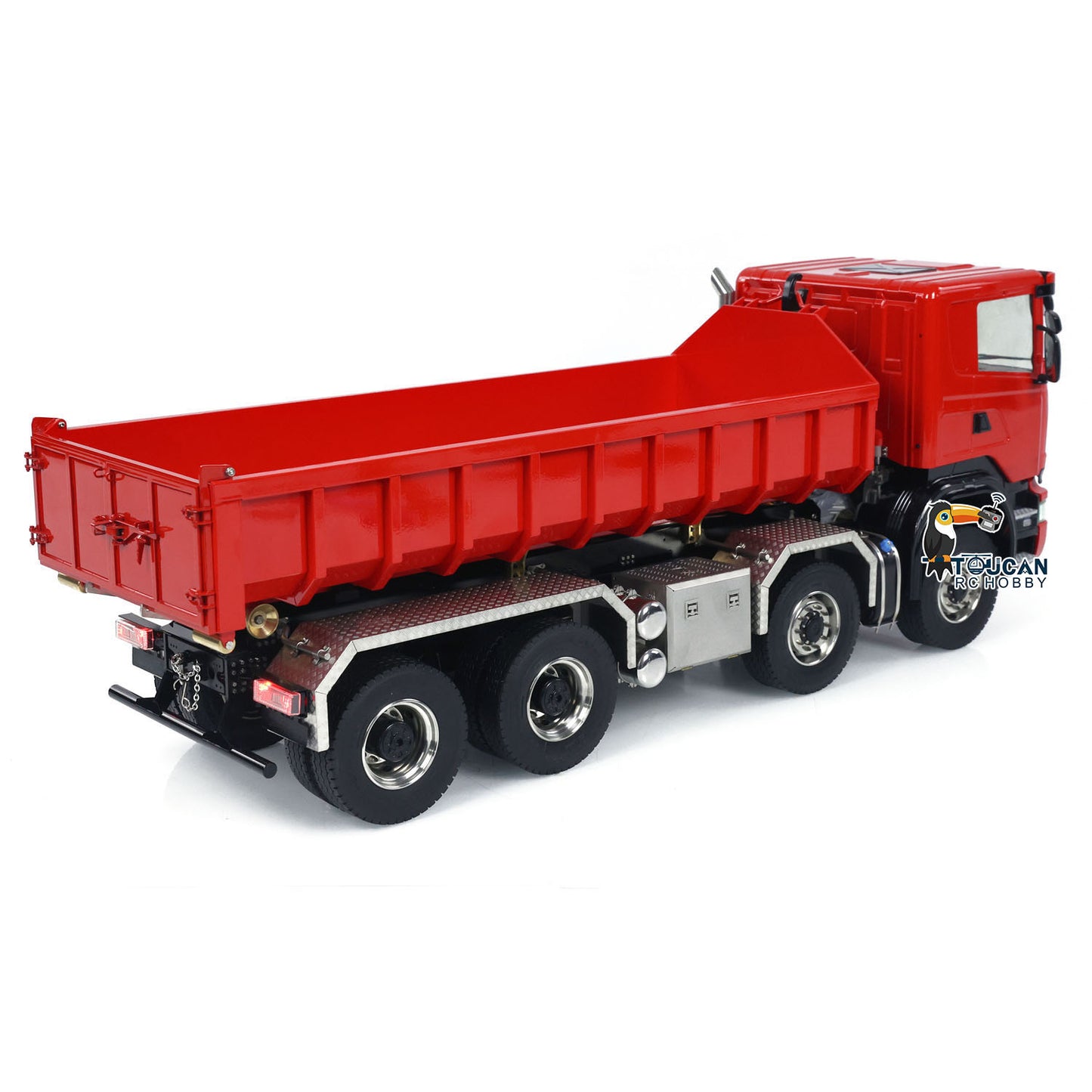 1/14 8x8 PNP RC Hydraulic Roll On/Off Dumper Truck G88 With Metal Bucket