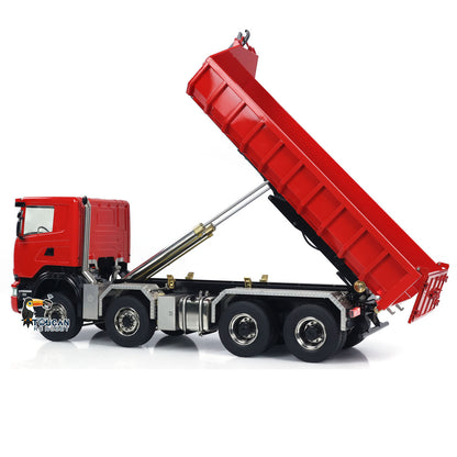 1/14 8x8 PNP RC Hydraulic Roll On/Off Dumper Truck G88 With Metal Bucket