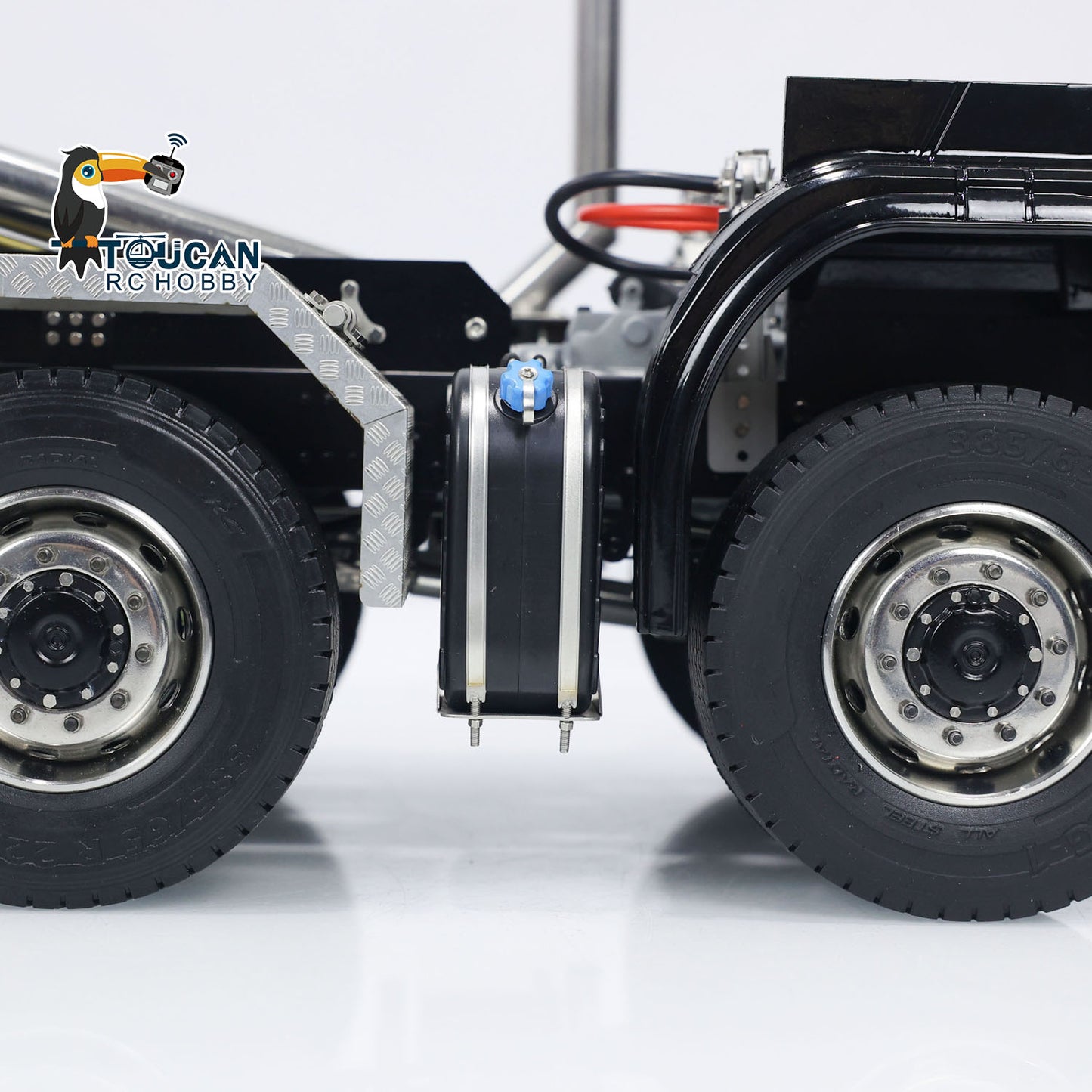 Metal 1/14 Hydraulic RC Dump Truck 8x8 Full Dumper Car With U-Shape High Bucket