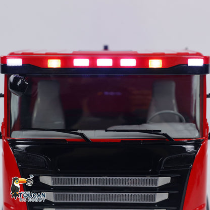 Metal 1/14 Hydraulic RC Dump Truck 8x8 Full Dumper Car With U-Shape High Bucket