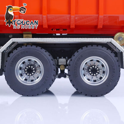 LESU 1/14 MAN TGS Painted Unassembled 8x8 Hydraulic RC Roll On/Off Dumper Truck Tipper 20160901