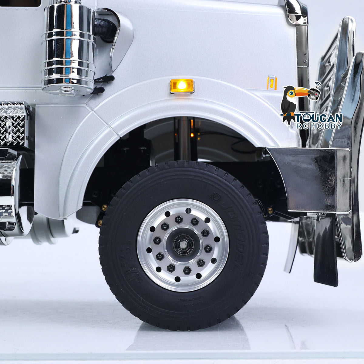 JDM 518A 1/14 RC Tractor Truck C509 6x4 Plastic Radio Control Construction Vehicle Model PNP/KIT with 2 Speed Transmission