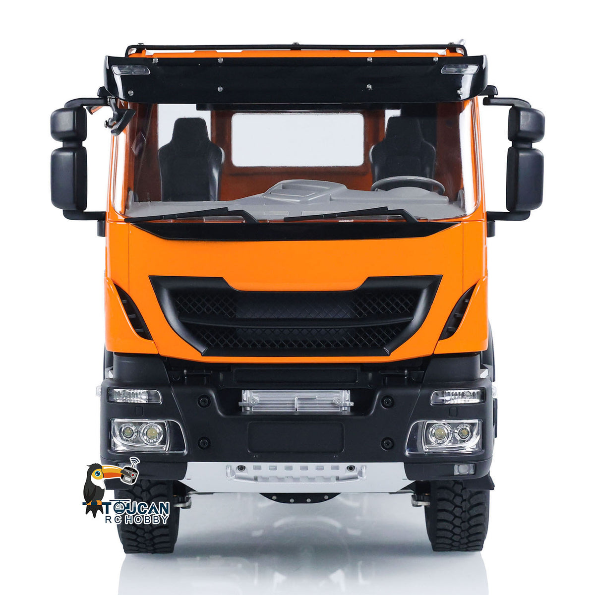 Camion tracteur RC en métal 1/14 6x6 PNP avec boîte de vitesses à 2 vitesses