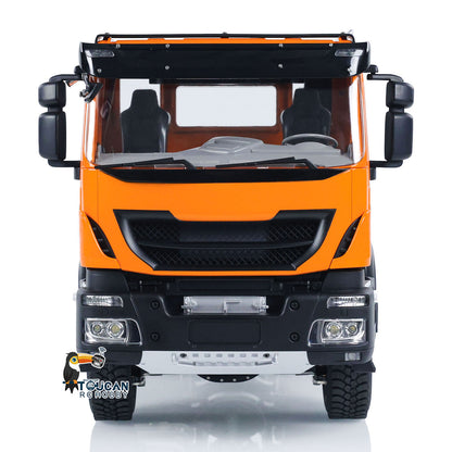 Camion tracteur RC en métal 1/14 6x6 PNP avec boîte de vitesses à 2 vitesses