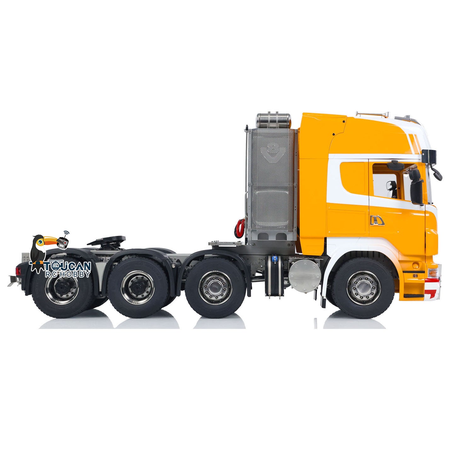 Camion tracteur télécommandé 1/14 8x8 RTR R620 en métal avec boîte de vitesses à 3 vitesses