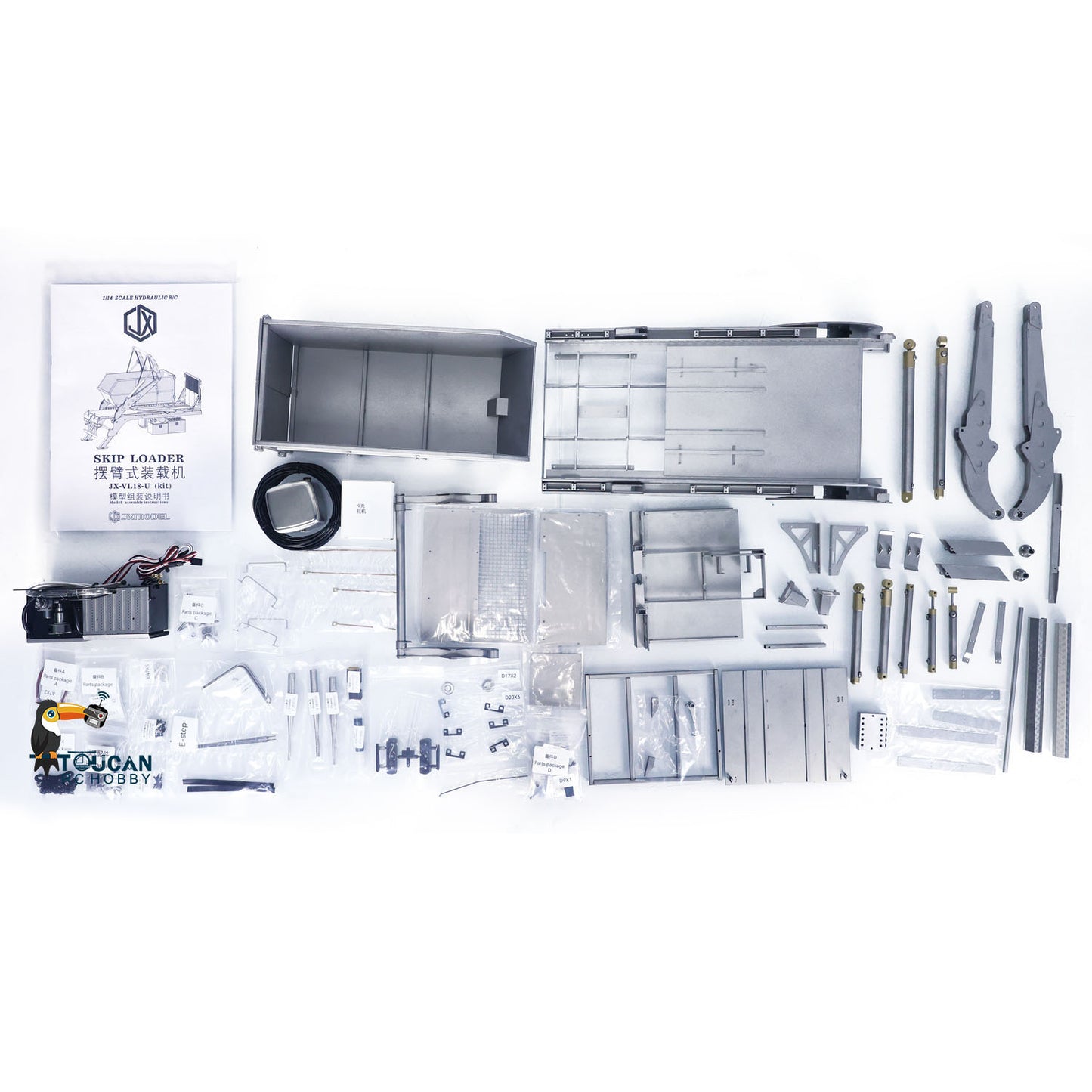 VL18U K3363 1/14 Hydraulische RC Absetzkipper LKW Schwinge Kits