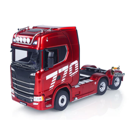 770S Plastic 1/18 RC Tractor Truck Toys Finished Model RTR 7.4V Battery Radio 19CH Light Sound Effects Remote Control Lorry Car