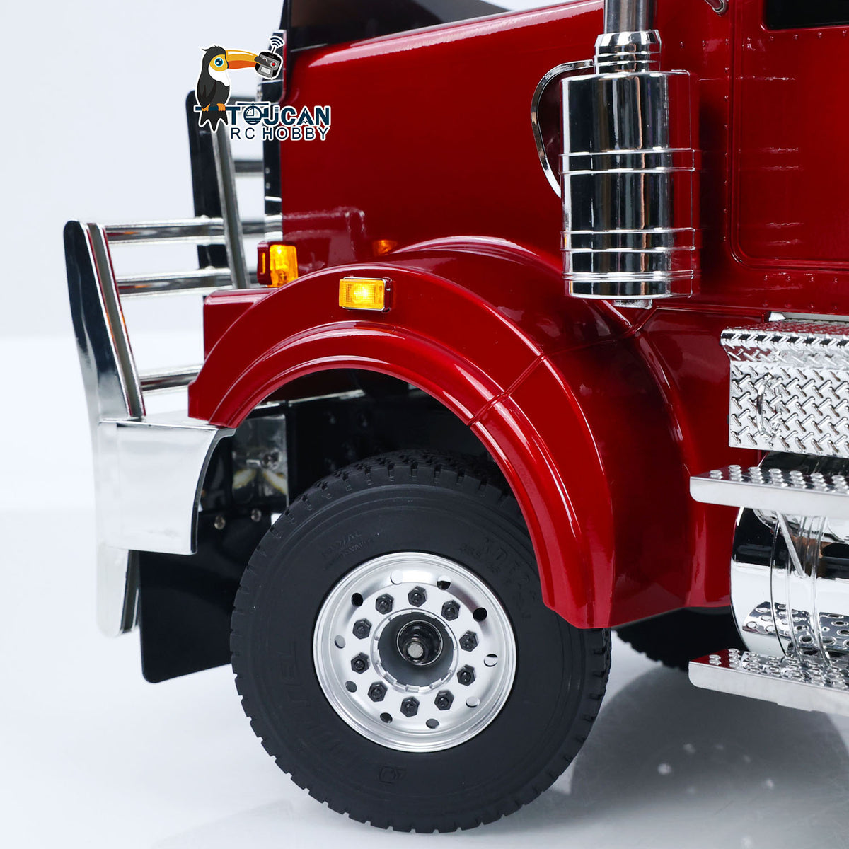JDM 518A 1/14 RC Tractor Truck C509 6x4 Plastic Radio Control Construction Vehicle Model PNP/KIT with 2 Speed Transmission
