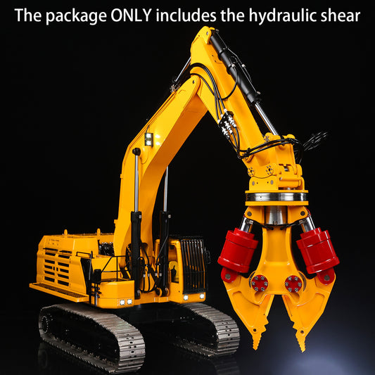 270 Degree Rotation Metal Hydraulic Shear for 1/12 Remote Control Hydraulic Excavator C395 RC Construction Vehicle Digger Model