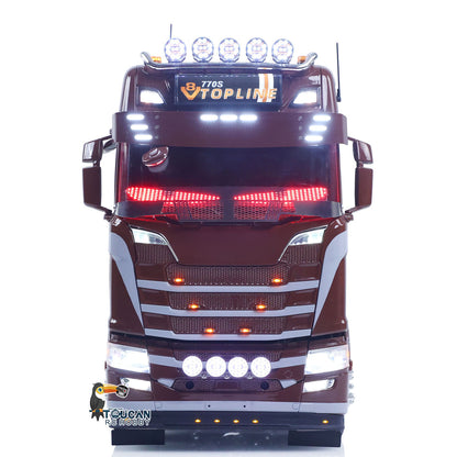 TOUCAN 1/14 Remote Control Tractor Truck 770S 3Speed 6x2 Metal Chassis Axle Lock RC Lorry Vehicle Flysky ST8 Radio RTR Model