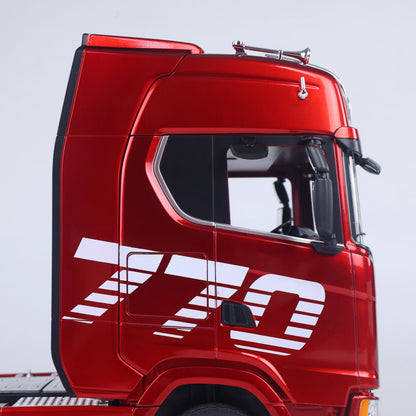 Fast Shipping 770S Plastic 1/18 RC Tractor Truck Toys Finished Model RTR 7.4V Battery Radio 19CH Light Sound Effects Remote Control Lorry Car