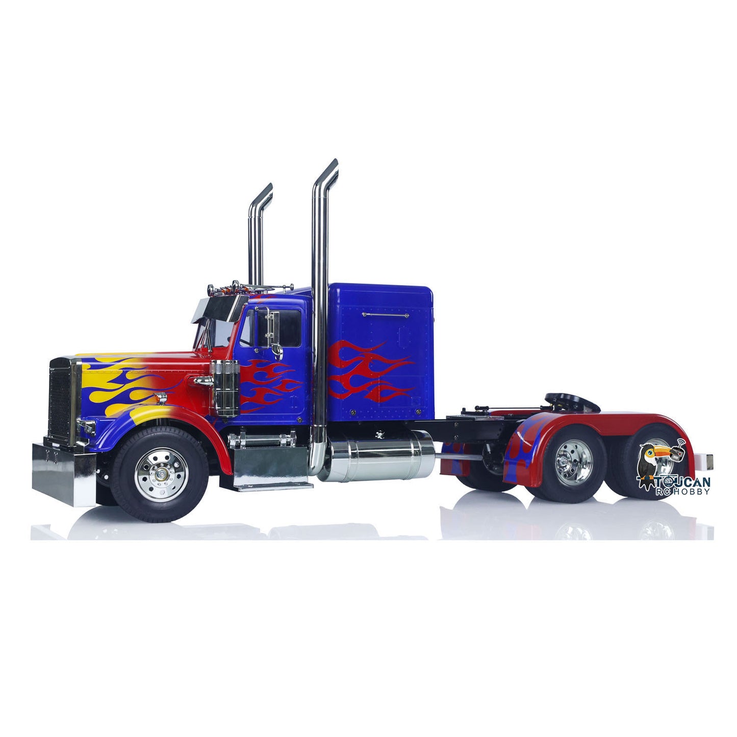 Camion tracteur RC 1/14 6x4 56344 Modèle de voiture RC amélioré Fumée