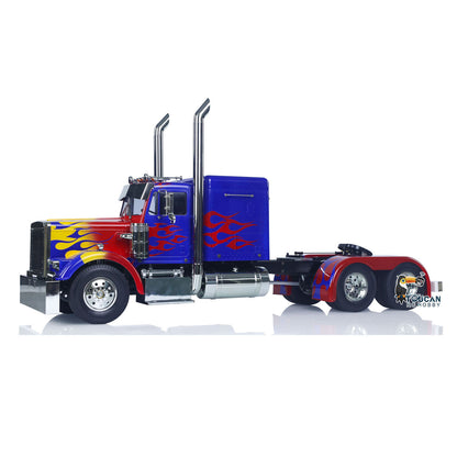 Camion tracteur RC 1/14 6x4 56344 Modèle de voiture RC amélioré Fumée