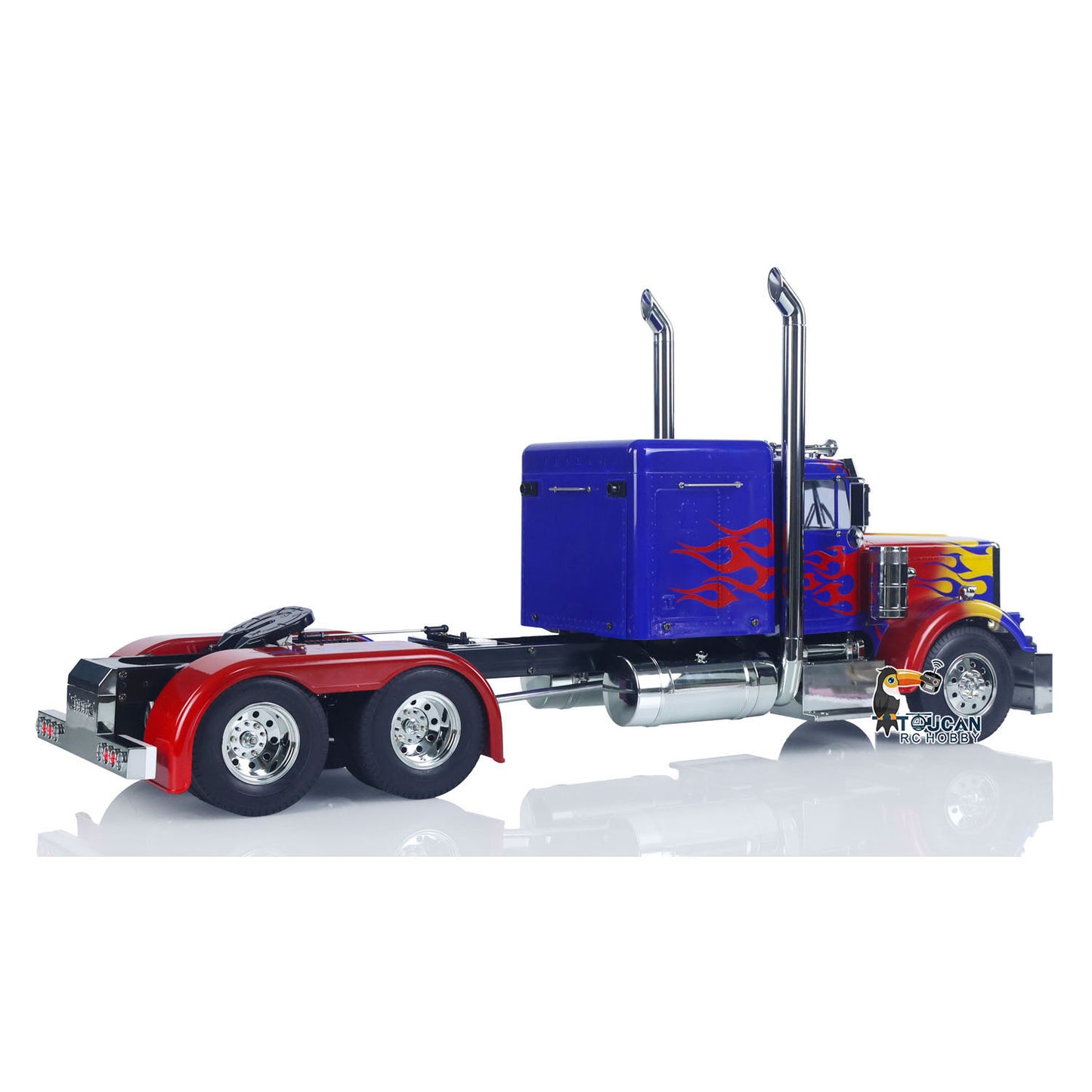 Camion tracteur RC 1/14 6x4 56344 Modèle de voiture RC amélioré Fumée