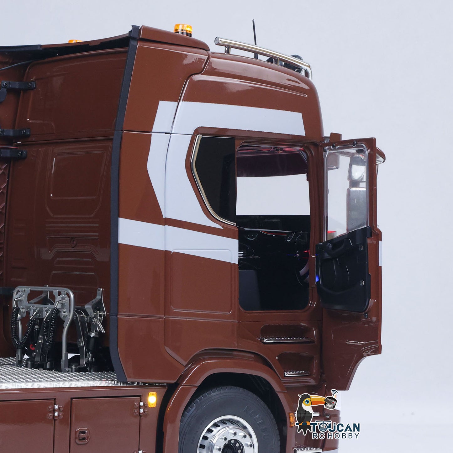 TOUCAN 1/14 Remote Control Tractor Truck 770S 3Speed 6x2 Metal Chassis Axle Lock RC Lorry Vehicle Flysky ST8 Radio RTR Model