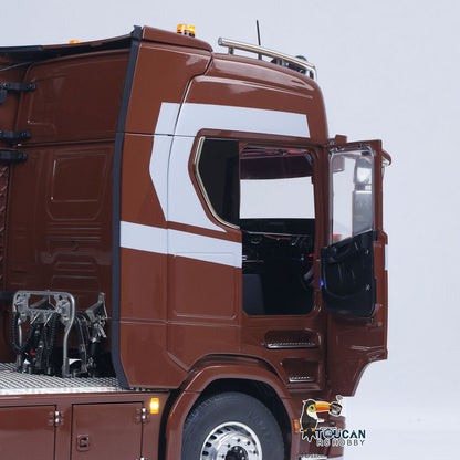 TOUCAN 1/14 Remote Control Tractor Truck 770S 3Speed 6x2 Metal Chassis Axle Lock RC Lorry Vehicle Flysky ST8 Radio RTR Model