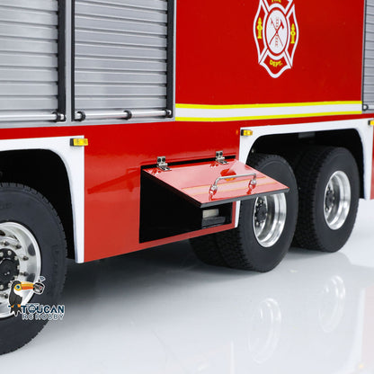 1/14 Metal Chassis Snozzle High-reach Extendable Turret 8x4 RC Fire Truck