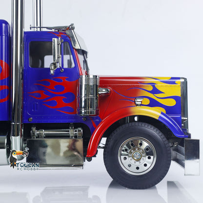 Camion tracteur RC 1/14 6x4 56344 Modèle de voiture RC amélioré Fumée