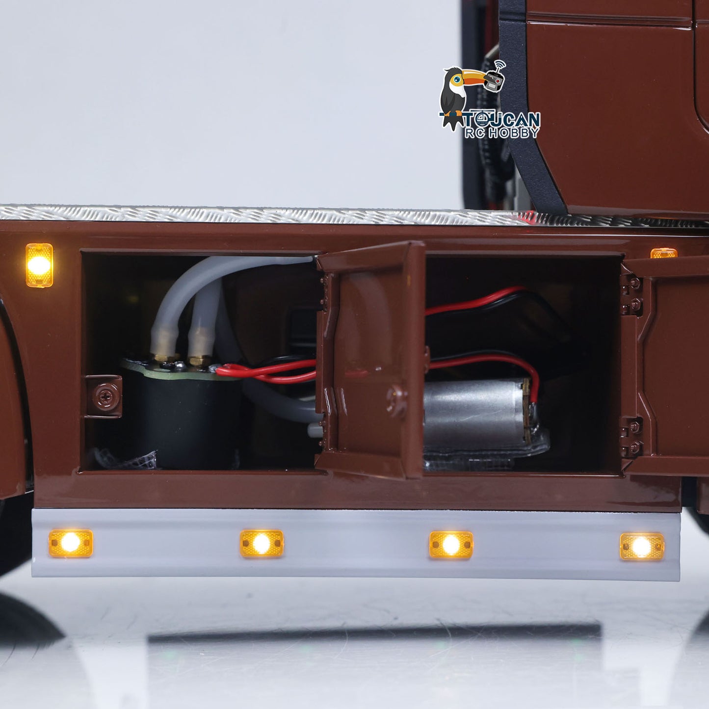 TOUCAN 1/14 Remote Control Tractor Truck 770S 3Speed 6x2 Metal Chassis Axle Lock RC Lorry Vehicle Car Flysky ST8 Radio Ready to Run Model