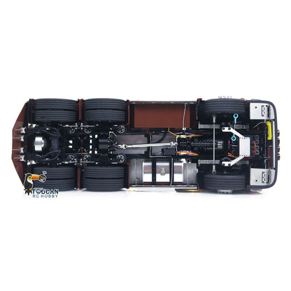 TOUCAN 1/14 Remote Control Tractor Truck 770S 3Speed 6x2 Metal Chassis Axle Lock RC Lorry Vehicle Flysky ST8 Radio RTR Model