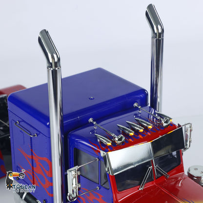 Camion tracteur RC 1/14 6x4 56344 Modèle de voiture RC amélioré Fumée