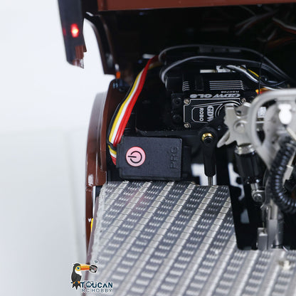 TOUCAN 1/14 Remote Control Tractor Truck 770S 3Speed 6x2 Metal Chassis Axle Lock RC Lorry Vehicle Flysky ST8 Radio RTR Model